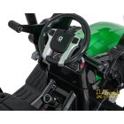 XXL elektromos traktor utánfutóval - Zöld - 24V - 2×200W