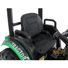 XXL elektromos traktor utánfutóval - Zöld - 24V - 2×200W