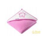 Fürdőlepedő - Tigris - Rózsaszín - 100x100 cm - Prémium