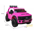 XXL Ford Super Duty elektromos kisautó - rózsaszín