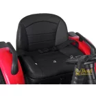 XXL 24V elektromos traktor utánfutóval - piros