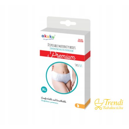 Akuku - Szülés utáni eldobható bugyi - XL méret