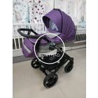 Gallardo Firkon ECO - 3in1 multifunkciós babakocsi - 45 (Lila - Szürke ECO Bőr)