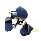 Gallardo Firkon ECO - 3in1 multifunkciós babakocsi - 46 (Kék - Szürke ECO Bőr)