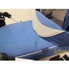 Gallardo Firkon ECO - 3in1 multifunkciós babakocsi - 46 (Kék - Szürke ECO Bőr)