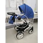 Gallardo Firkon ECO - 3in1 multifunkciós babakocsi - 46 (Kék - Szürke ECO Bőr)