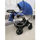 Gallardo Firkon ECO - 3in1 multifunkciós babakocsi - 46 (Kék - Szürke ECO Bőr)