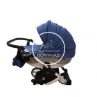 Gallardo Firkon ECO - 3in1 multifunkciós babakocsi - 46 (Kék - Szürke ECO Bőr)