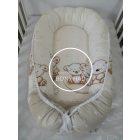 Holdon ülő Macik - Bézs - Babafészek