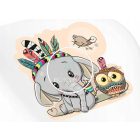 Piskóta kád - 102 cm - Bagoly és Fáni - Fehér