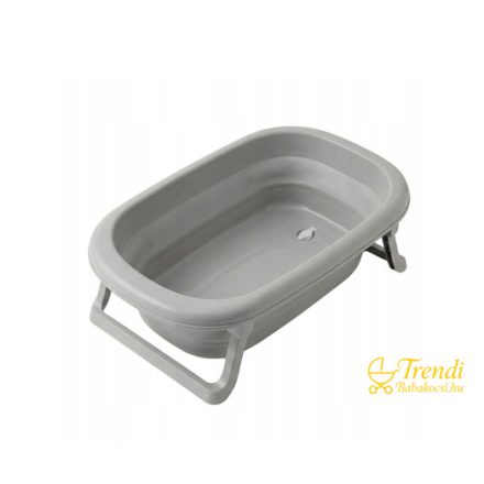 Tega Baby Dove Grey összecsukható kád lefolyódugóval és hőmérővel