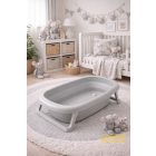 Tega Baby Dove Grey összecsukható kád lefolyódugóval és hőmérővel