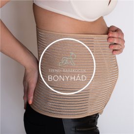   Szülés utáni haskötő, has leszorító bézs színben - 75 cm