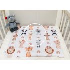 Indián állatkák  - 3 részes babaágynemű szett - Bébi méret