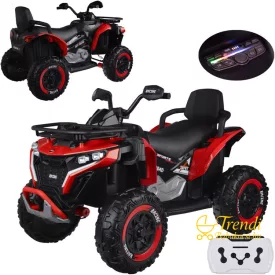 Quad XXL - 4x4 - Piros - Távirányítóval