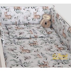 3 részes babaágynemű szett - Őzike