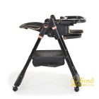 Lindo - Multifunkciós Etetőszék - Ajándék kiegészítőkkel (előke, kanál, villa) - Fekete