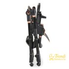 Lindo - Multifunkciós Etetőszék - Ajándék kiegészítőkkel (előke, kanál, villa) - Fekete