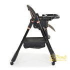 Lindo - Multifunkciós Etetőszék - Ajándék kiegészítőkkel (előke, kanál, villa) - Fekete