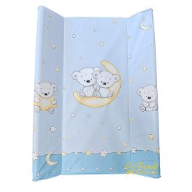 Pelenkázó lap - Puha - 70 x 50 cm - Maci kék