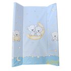 Pelenkázó lap - Puha - 70 x 50 cm - Maci kék