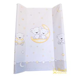 Pelenkázó lap - Puha - 70 x 50 cm - Maci szürke