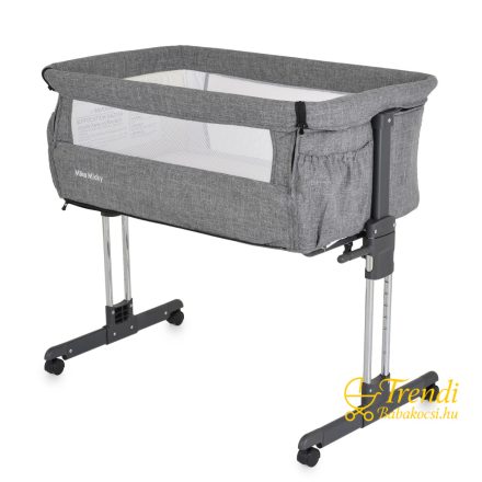 Mika babaöböl és Mini bambusz matrac - szürke