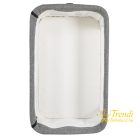 Mika babaöböl és Mini bambusz matrac - szürke