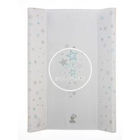 Pelenkázó lap - Puha - 70 x 50 cm -  Menta csillagos