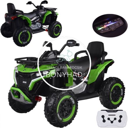 Quad XXL - 4x4 - Zöld - Távirányítóval