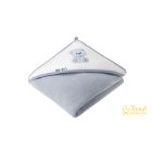 Fürdőlepedő - Mackó - Szürke - 100x100 cm - Prémium