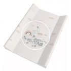 Pelenkázó lap - Puha - 70 x 50 cm -  Szivárványos Elefántok