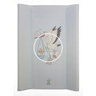 Pelenkázó lap - Puha - 70 x 50 cm - Gólya - Kék