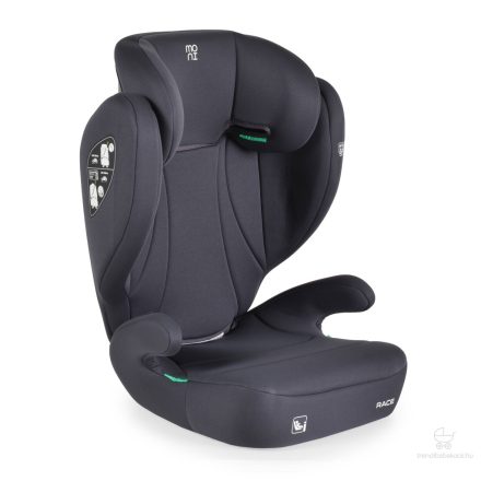 RACE autós ülés I-Size 100-150 cm ülésmagasítóvá alakítható - Szürke