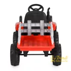 Elektromos traktor LED világítással – Piros – Trendi Babakocsi