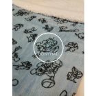 Prémium takaró 90x70 cm - kék