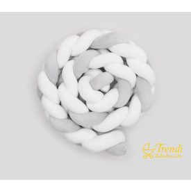 Rácsvédő fonott 200 cm - Világos szürke