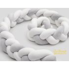 Rácsvédő fonott 200 cm - Világos szürke