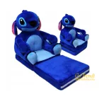 Bébi Plüss Fotel Kihajtható Stitch – gyerekeknek