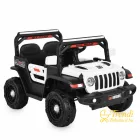 Tango 12V elektromos jeep gyermekeknek – távirányítóval, hintázó funkcióval - Fehér
