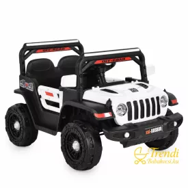   Tango 12V elektromos jeep gyermekeknek – távirányítóval, hintázó funkcióval - Fehér