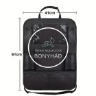 Autós rendező üléstámlára tablet zsebbel - Fekete