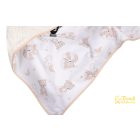 Babatakaró hordozóba - Ecrü minky - Plüssmackó a felhön 