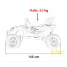 XXL Buggy terepjáró elektromos kisautó – Fekete, 4×200W, 24V, 2 személyes
