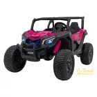 XXL Buggy terepjáró elektromos kisautó – Rózsaszín, 4×200W, 24V, 2 személyes