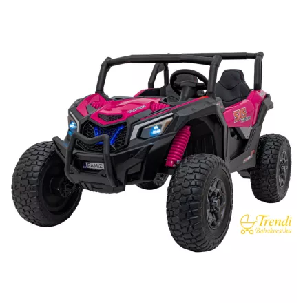 XXL Buggy terepjáró elektromos kisautó – Rózsaszín, 4×200W, 24V, 2 személyes