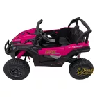 XXL Buggy terepjáró elektromos kisautó – Rózsaszín, 4×200W, 24V, 2 személyes