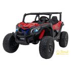 XXL Buggy terepjáró elektromos kisautó – Piros, 4×200W, 24V, 2 személyes