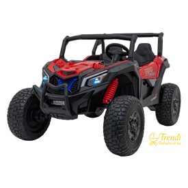   XXL Buggy terepjáró elektromos kisautó – Piros, 4×200W, 24V, 2 személyes