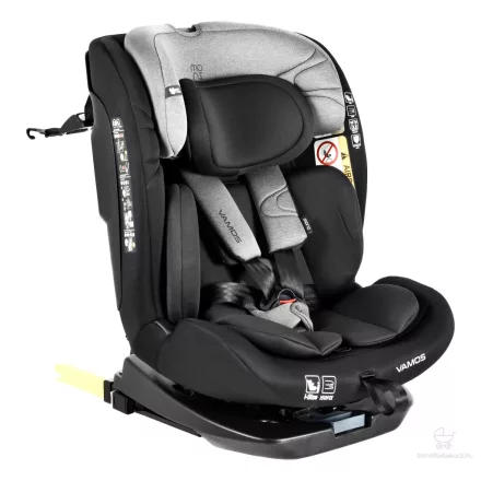 Vamos I-Size - isofix biztonsági autósülés 40-150cm - Szürke